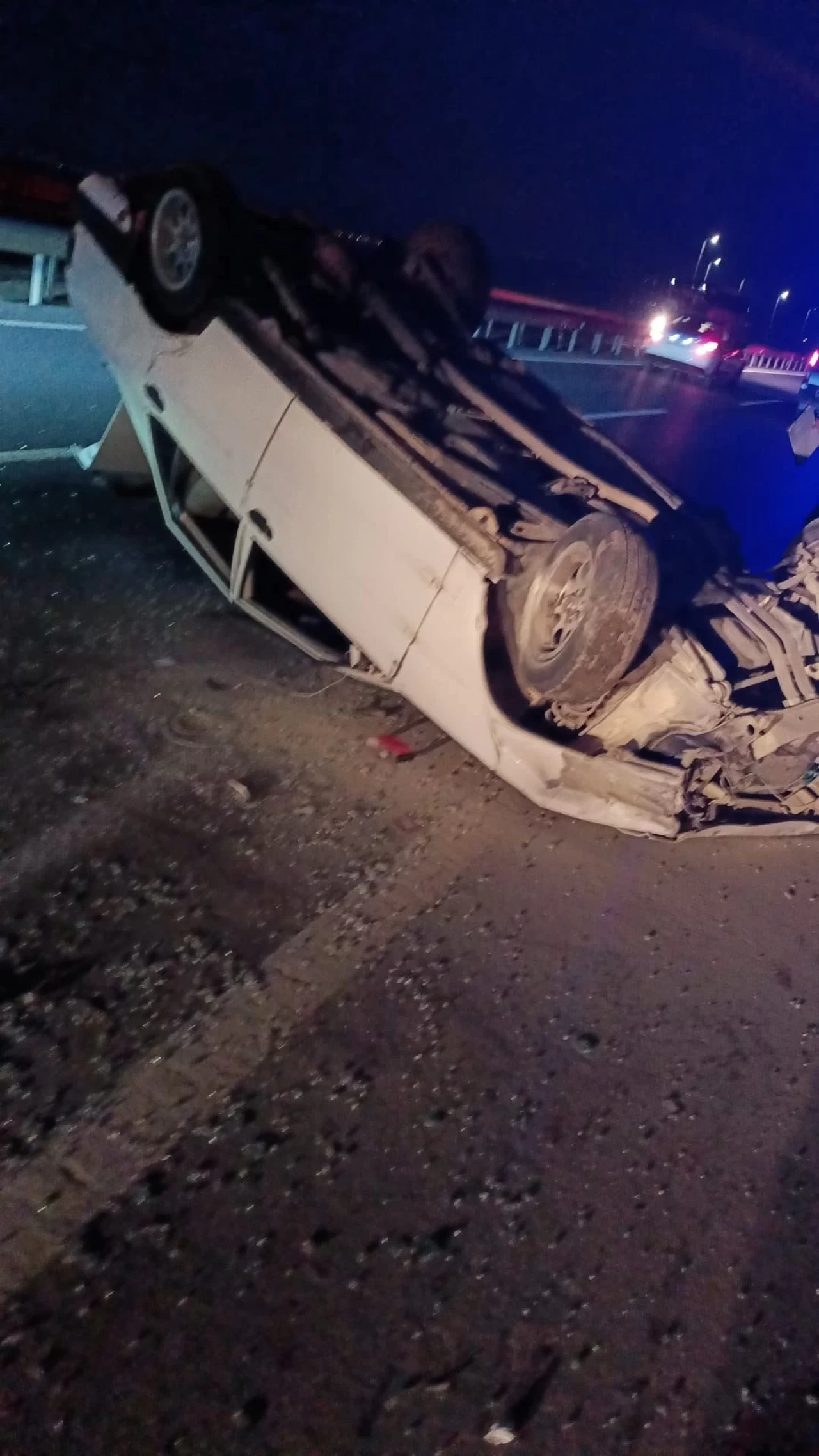 Düzce'de korkutan kaza: Araç takla attı, 1 Yaralı!