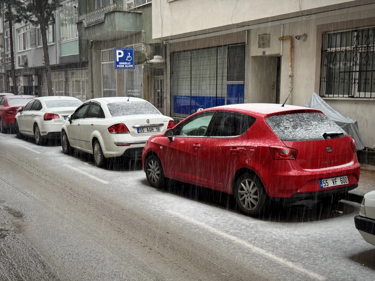 Samsun'da yüksek kesimler kar altında!