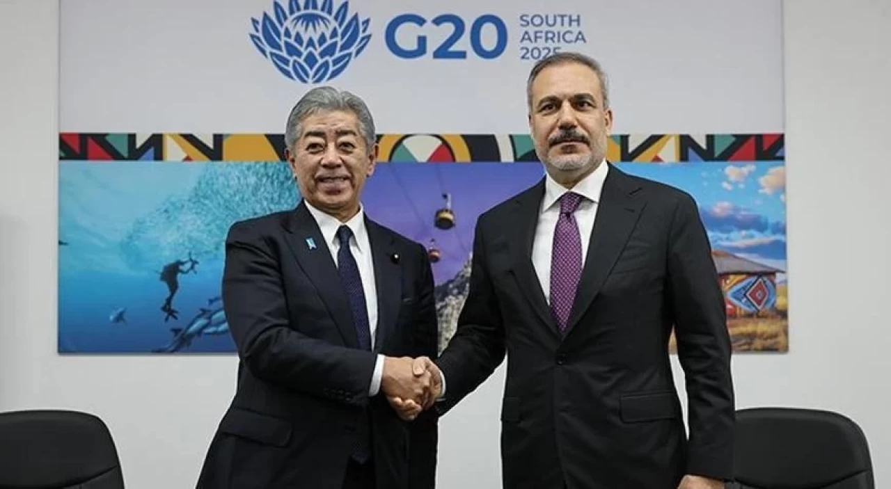 Dışişleri Bakanı Hakan Fidan, Japon mevkidaşı ile bir araya geldi