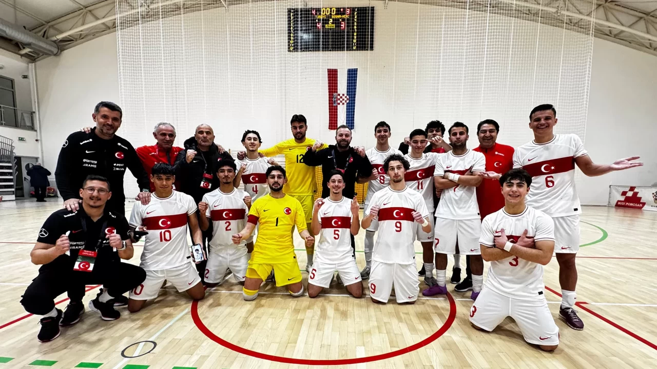 Futsal U19 Millî Takımı, Avrupa Şampiyonası yolunda Bosna-Hersek’i mağlup etti!