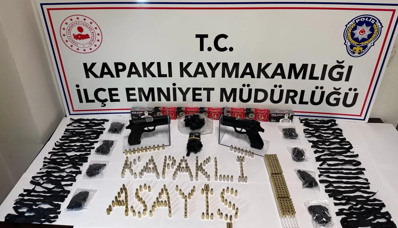 Tekirdağ’da uyuşturucu operasyonu: 200 gram madde ve silah ele geçti