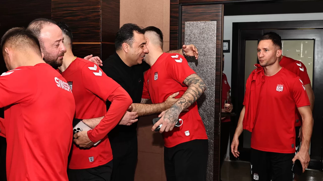 Sivasspor'da geleneksel bayramlaşma töreni gerçekleştirildi