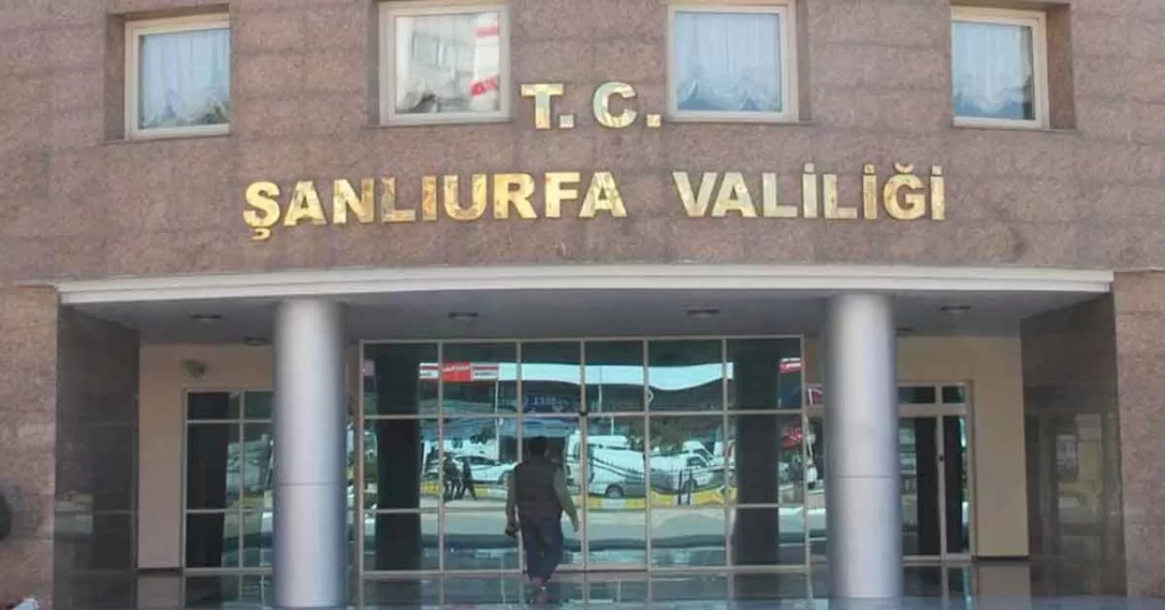 Şanlıurfa Valiliği, 1-5 Nisan arasında yürüyüş ve mitingleri yasakladı