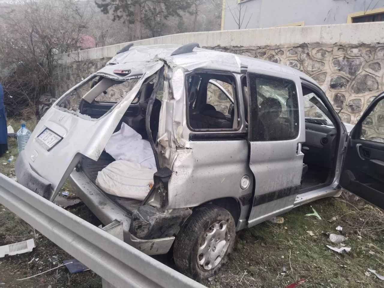 Gümüşhane'de kaza: 4 kişi yaralandı