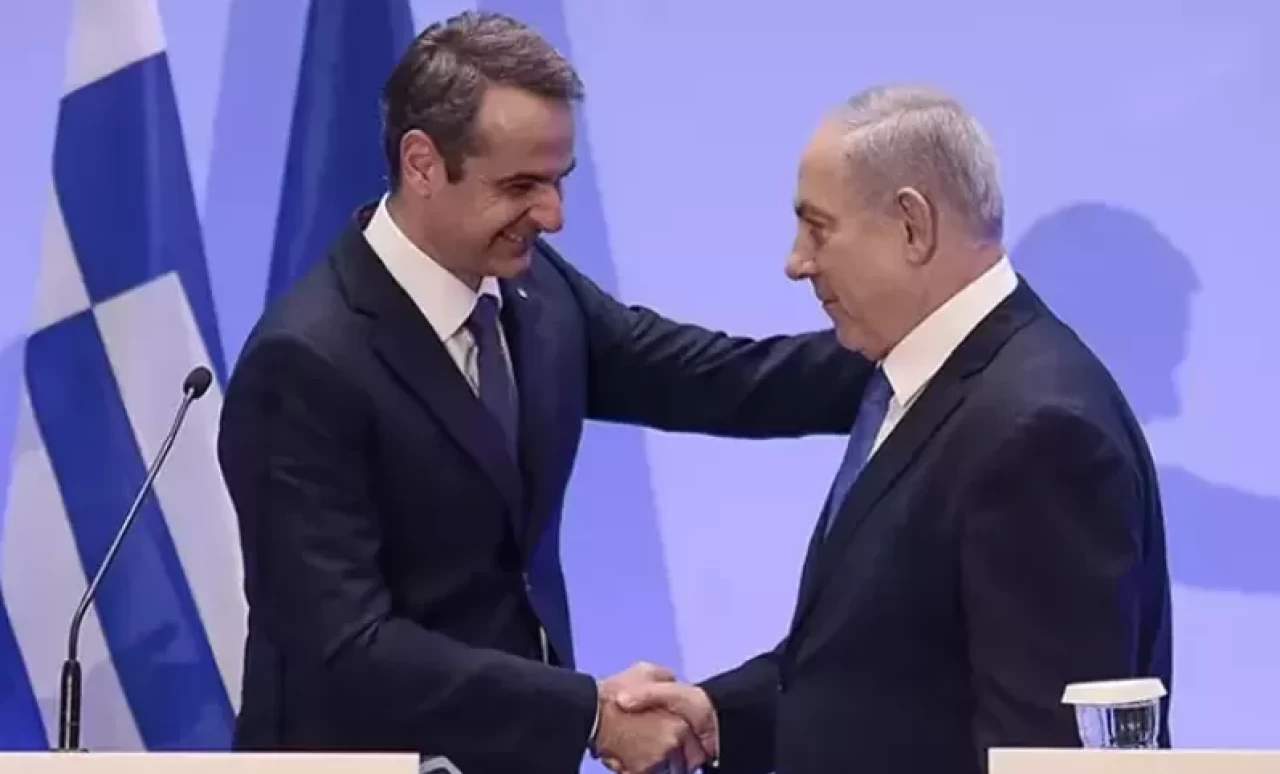 Netanyahu ve Miçotakis Batı Kudüs'te görüştü
