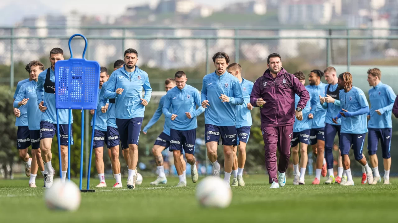 Trabzonspor, Süper Lig'deki Göztepe maçı hazırlıklarını sürdürdü