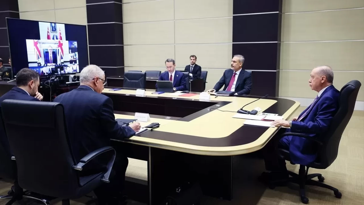 Cumhurbaşkanı Erdoğan, Çevrimiçi Liderler Toplantısı'na katıldı