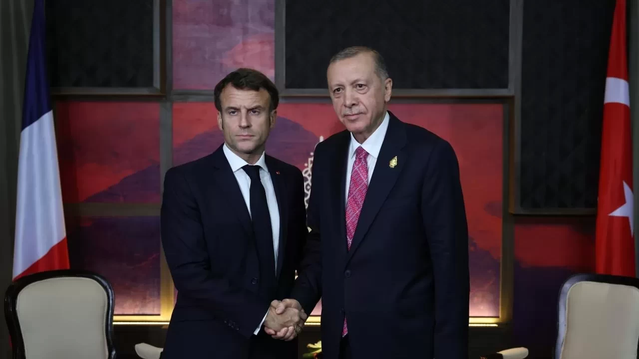 Macron'dan Cumhurbaşkanı Erdoğan'a bayram tebriği