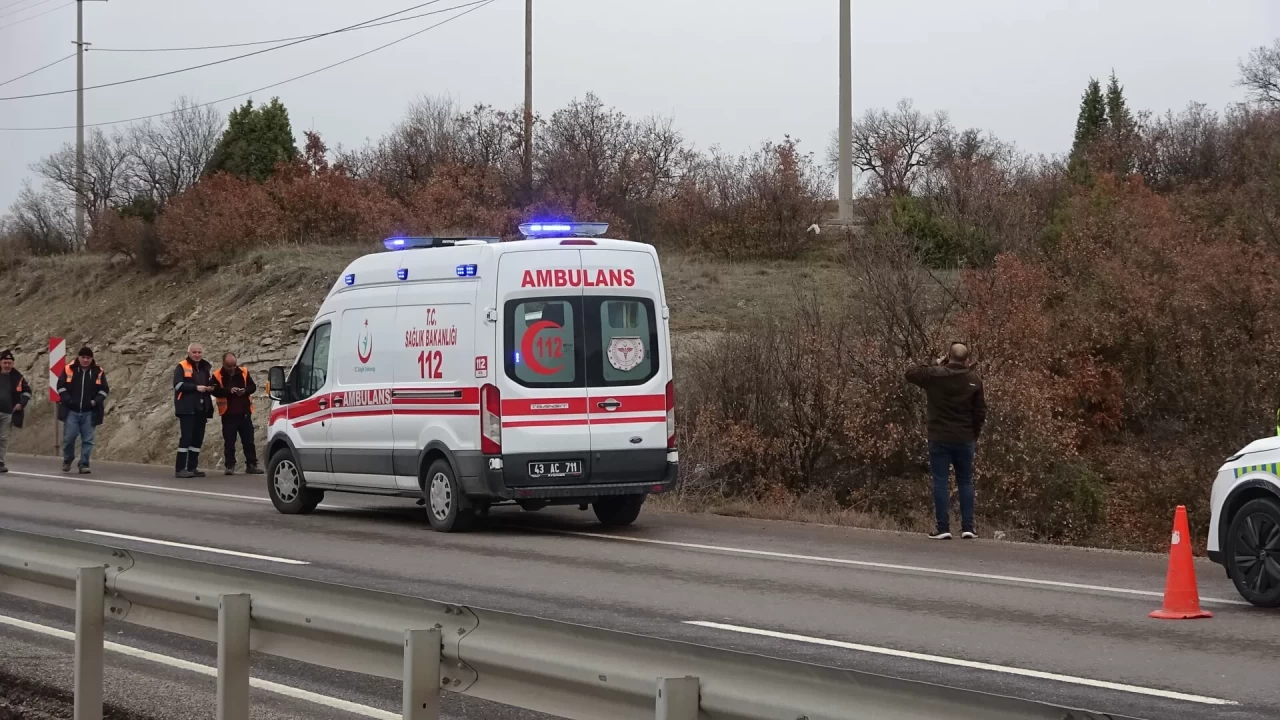 Tavşanlı'da trafik kazası: 1 yaralı