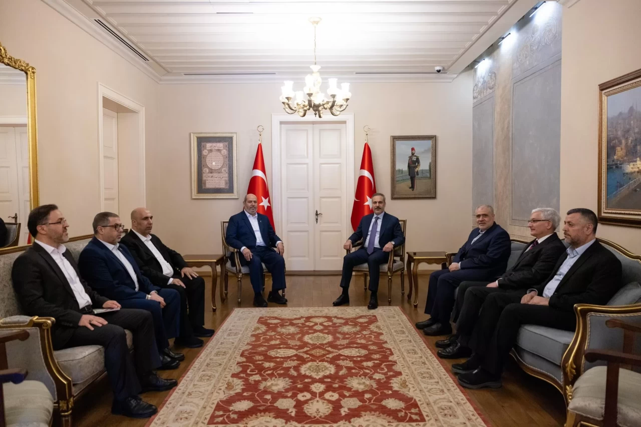 Dışişleri Bakanı Hakan Fidan, Hamas heyeti ile görüştü