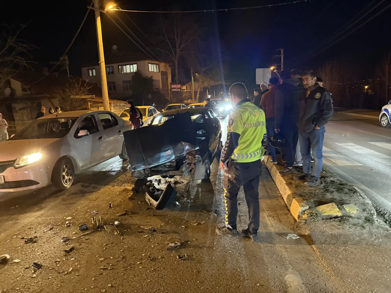 Tokat'ta zincirleme trafik kazası: 2 yaralı