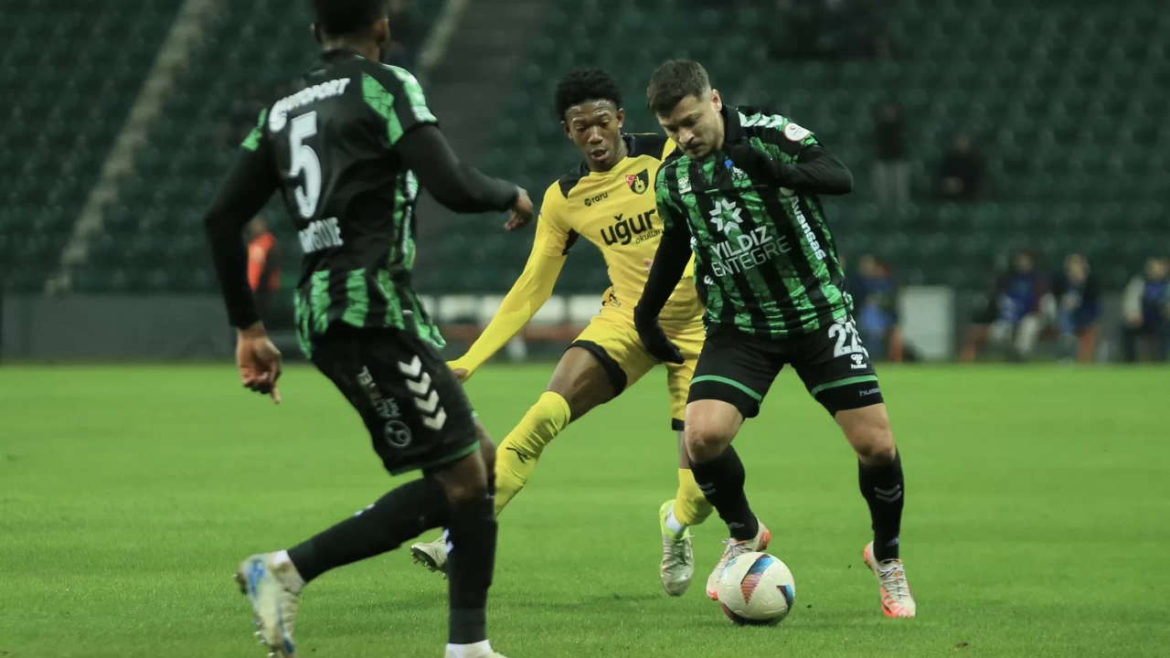 Kocaelispor, 1. Lig'de İstanbulspor engelini aşamadı