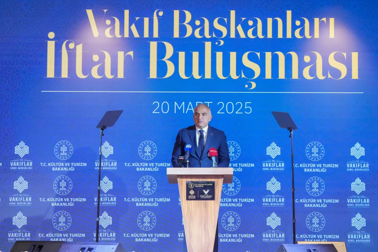 Kültür ve Turizm Bakanı Ersoy: Vakıflar medeniyetimizin köklü mirasını yaşatıyor