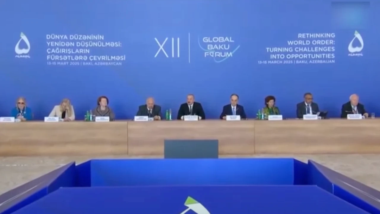Azerbaycan’da düzenlenen 12. Küresel Bakü Forumu başladı