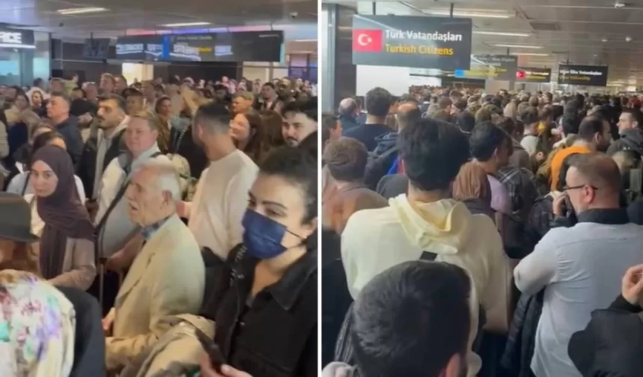 Sabiha Gökçen Havalimanı’nda ‘Polnet’ kuyruğu