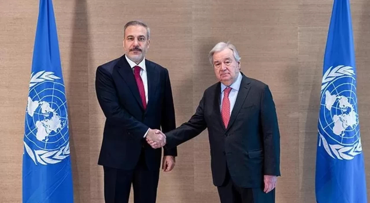 Dışişleri Bakanı Hakan Fidan, BM Genel Sekreteri Guterres ile görüştü