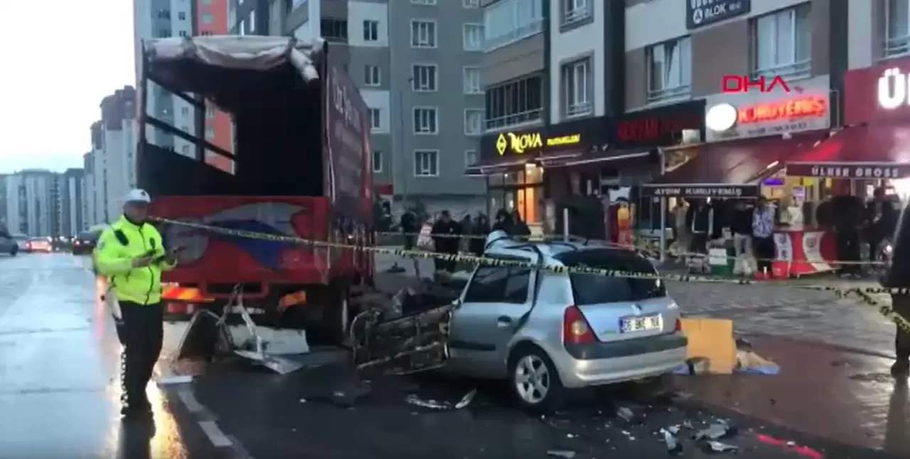 Kayseri'de feci kaza: Bir ölü, bir ağır yaralı