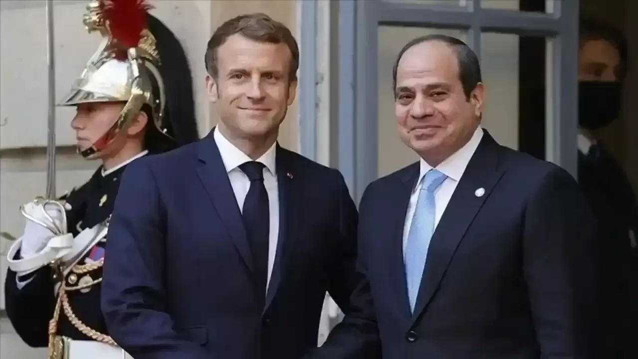 Macron ve el-Sisi'den açıklama: Filistinlilerin zorla göçü asla kabul edilemez
