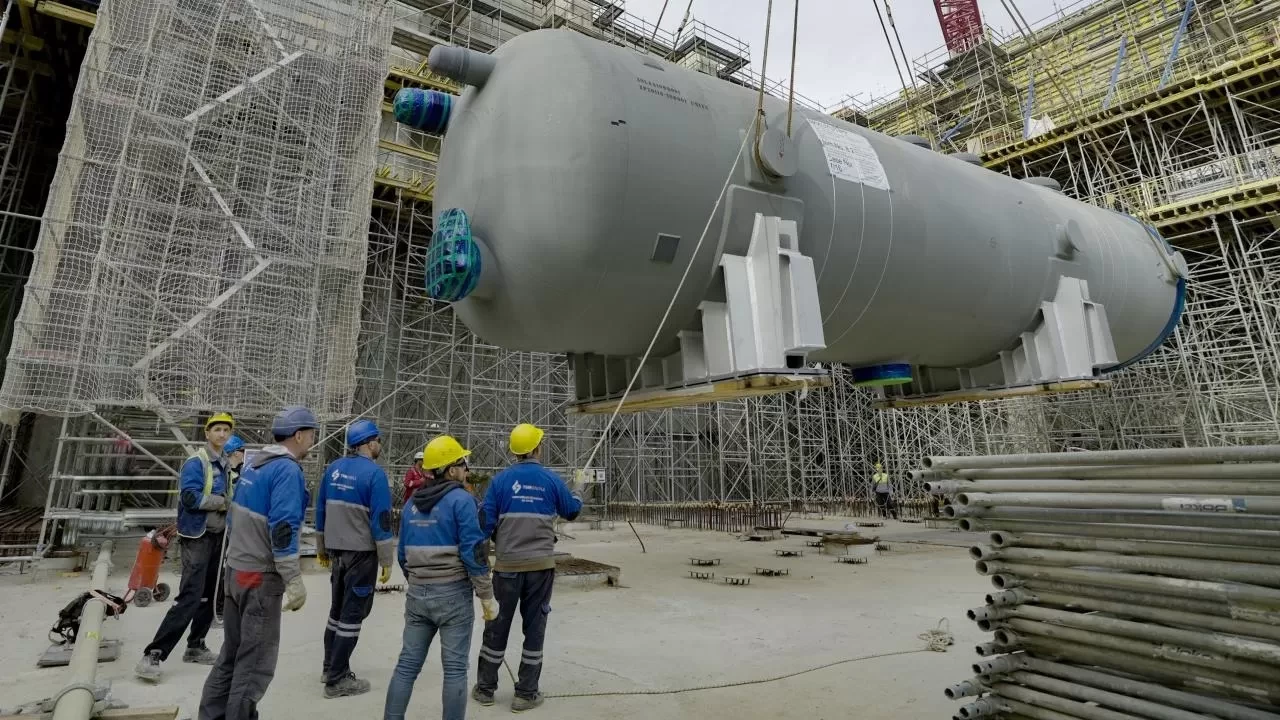 Akkuyu NGS'nin 3. güç ünitesinde yeni aşama