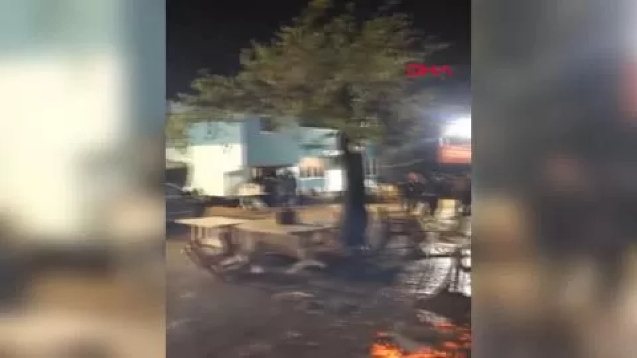 Müzik durmadı, onlar da durmadı! Yağmur altında unutulmaz düğün anı