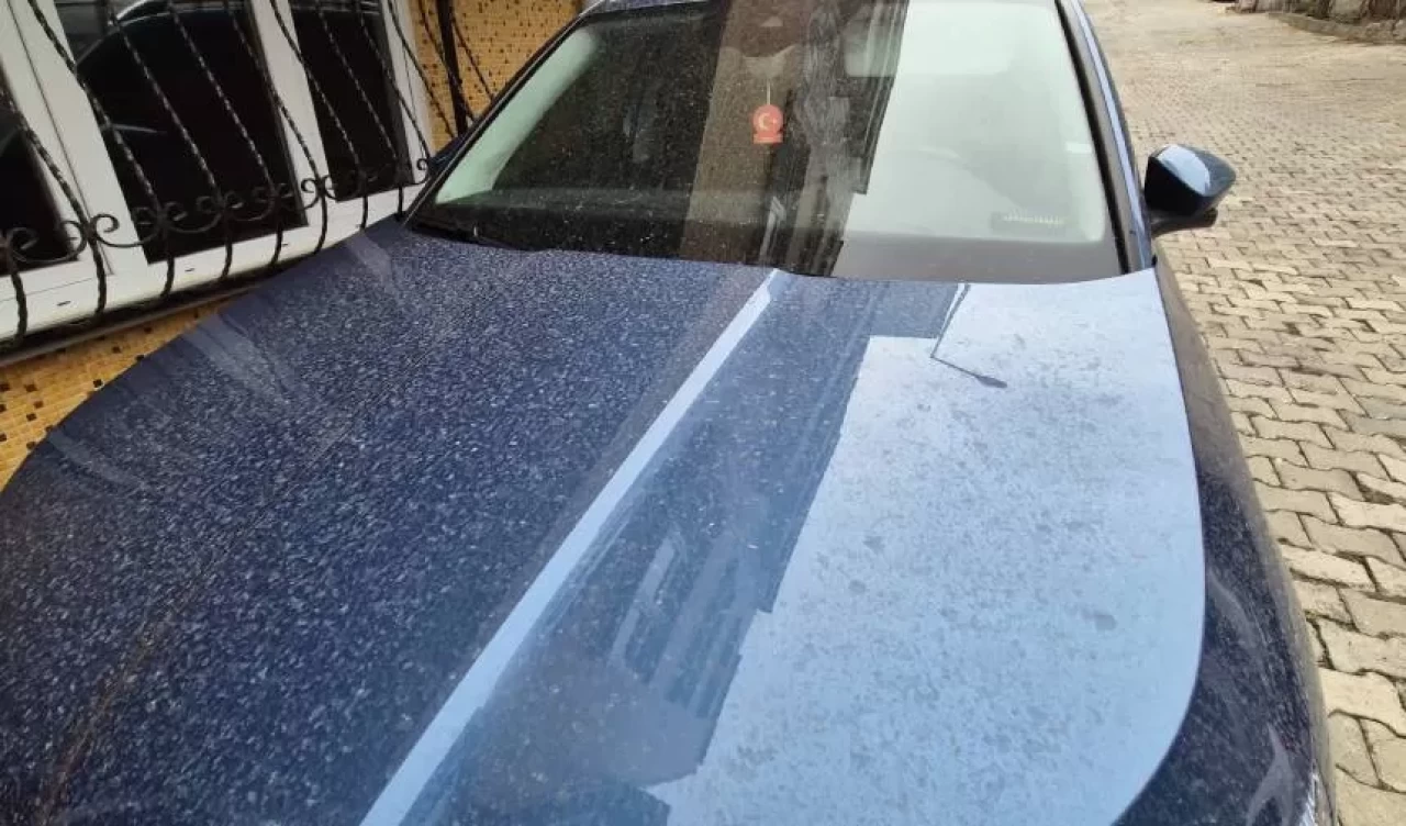 Gökten çamur yağdı! Tekirdağ’da toz taşınımı etkili oldu