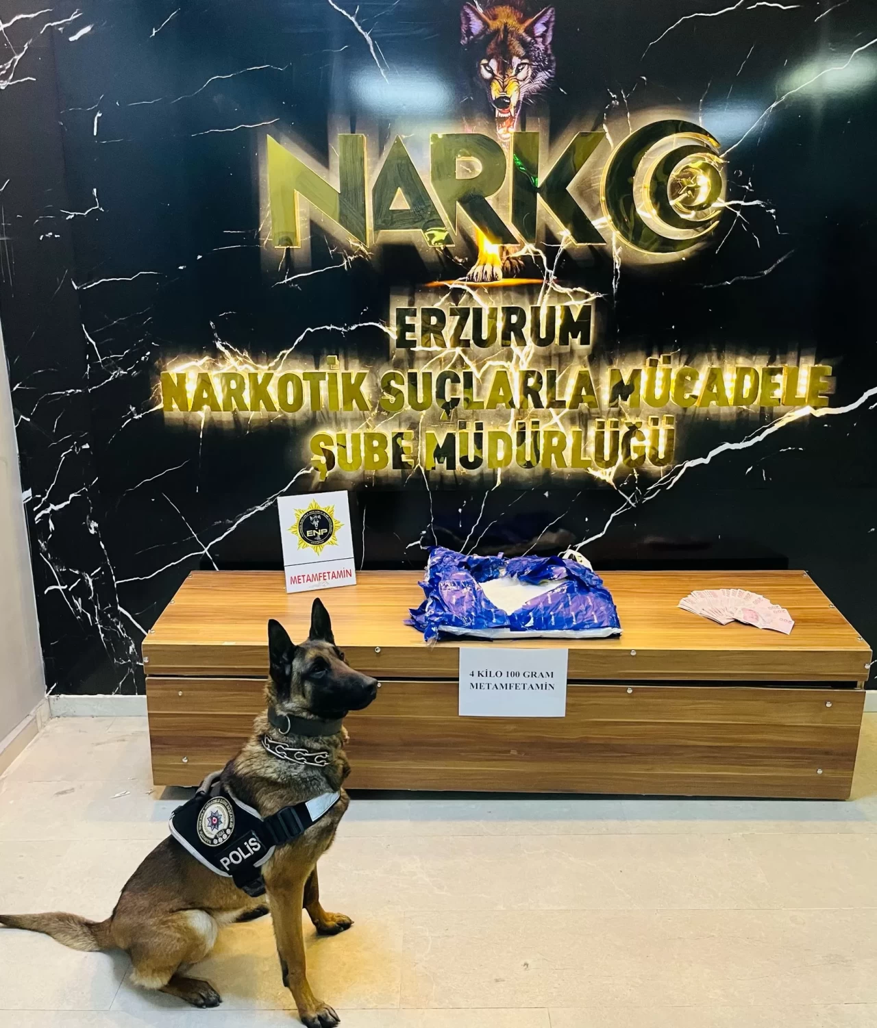 Erzurum'da sentetik uyuşturucu operasyonu: 9 kilogram ele geçirildi!