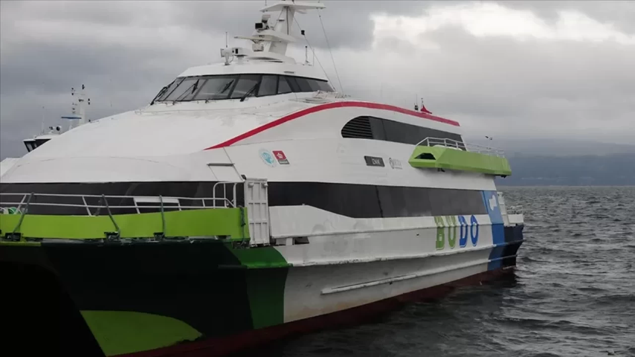 Bursa deniz otobüsü seferleri iptal edildi