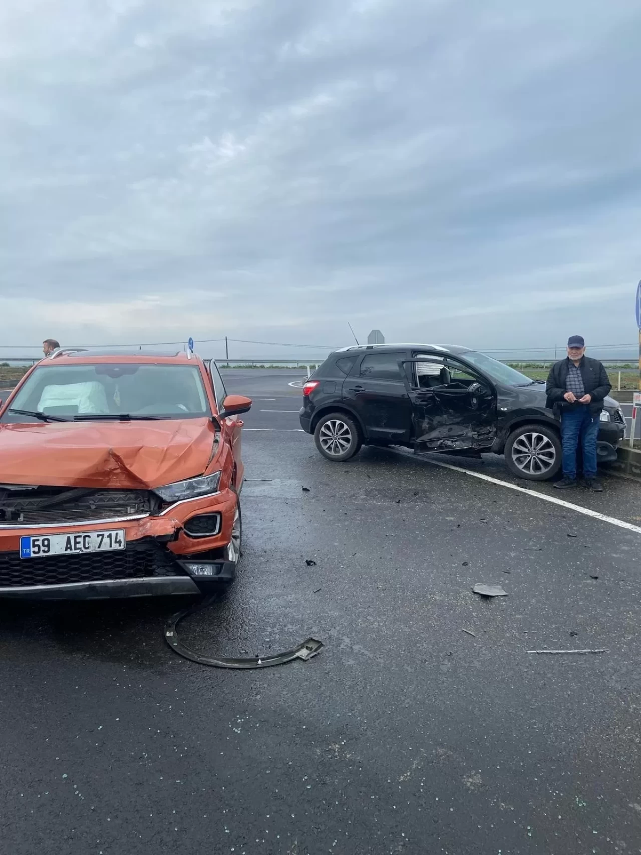 Muratlı-Tekirdağ yolunda trafik kazası: 4 yaralı