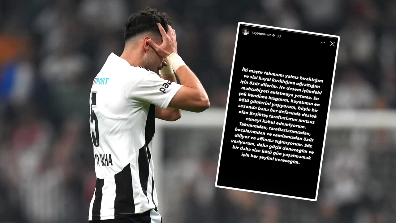 Tayyip Talha Sonuç’tan Beşiktaş taraftarlarına özür: "Beşiktaş taraftarlarını mutsuz etmeyi kabul edemiyorum."