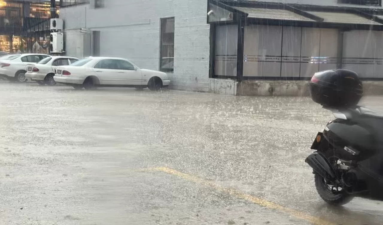Kastamonu’da sağanak ve dolu yağışı etkili oldu