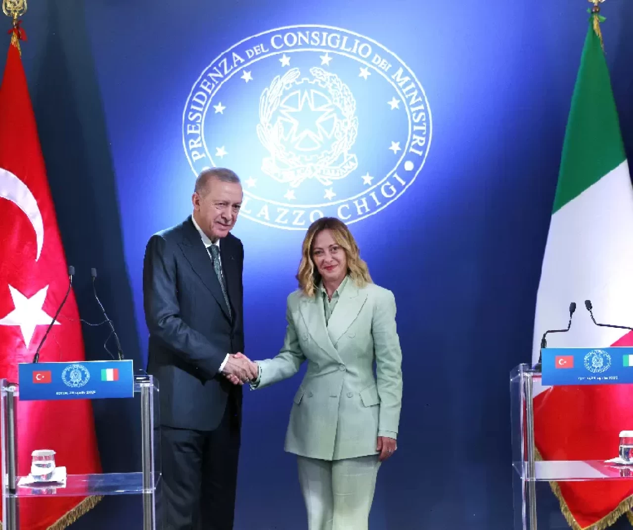 Türkiye ile İtalya arasında 11 anlaşma imzalandı