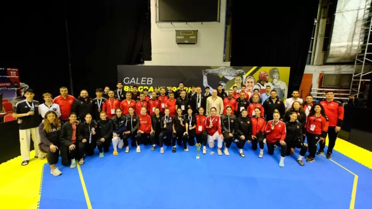 Türkiye Tekvando Milli Takımı, Sırbistan Açık Turnuvası’nda zirvede