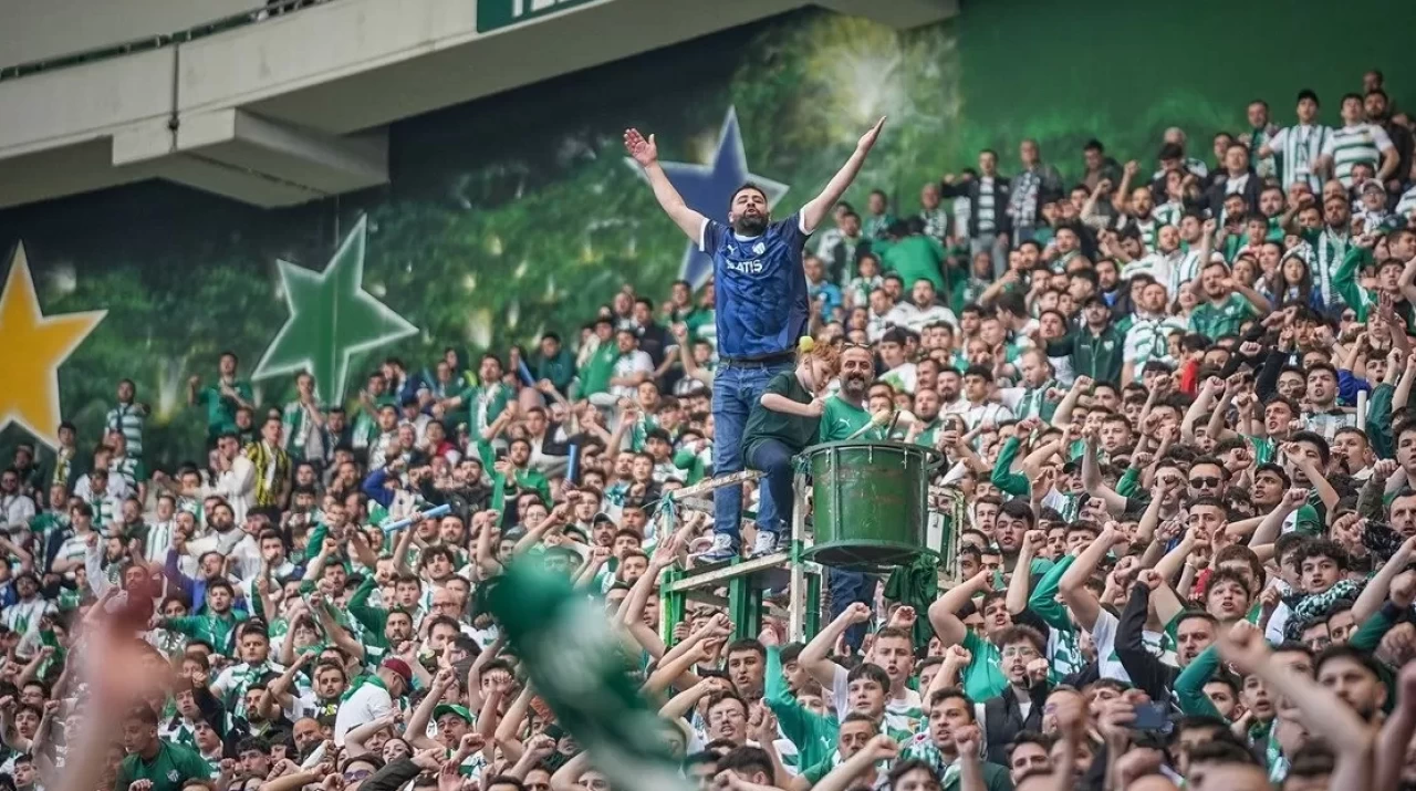 Bursaspor'un maçını 45 bin 170 kişi izledi