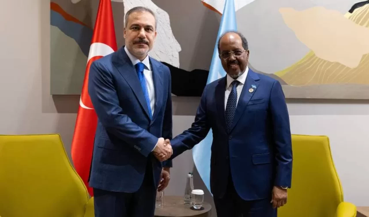 Bakan Fidan, Antalya Diplomasi Forumu marjında Somali Cumhurbaşkanı Mahmud ile görüştü