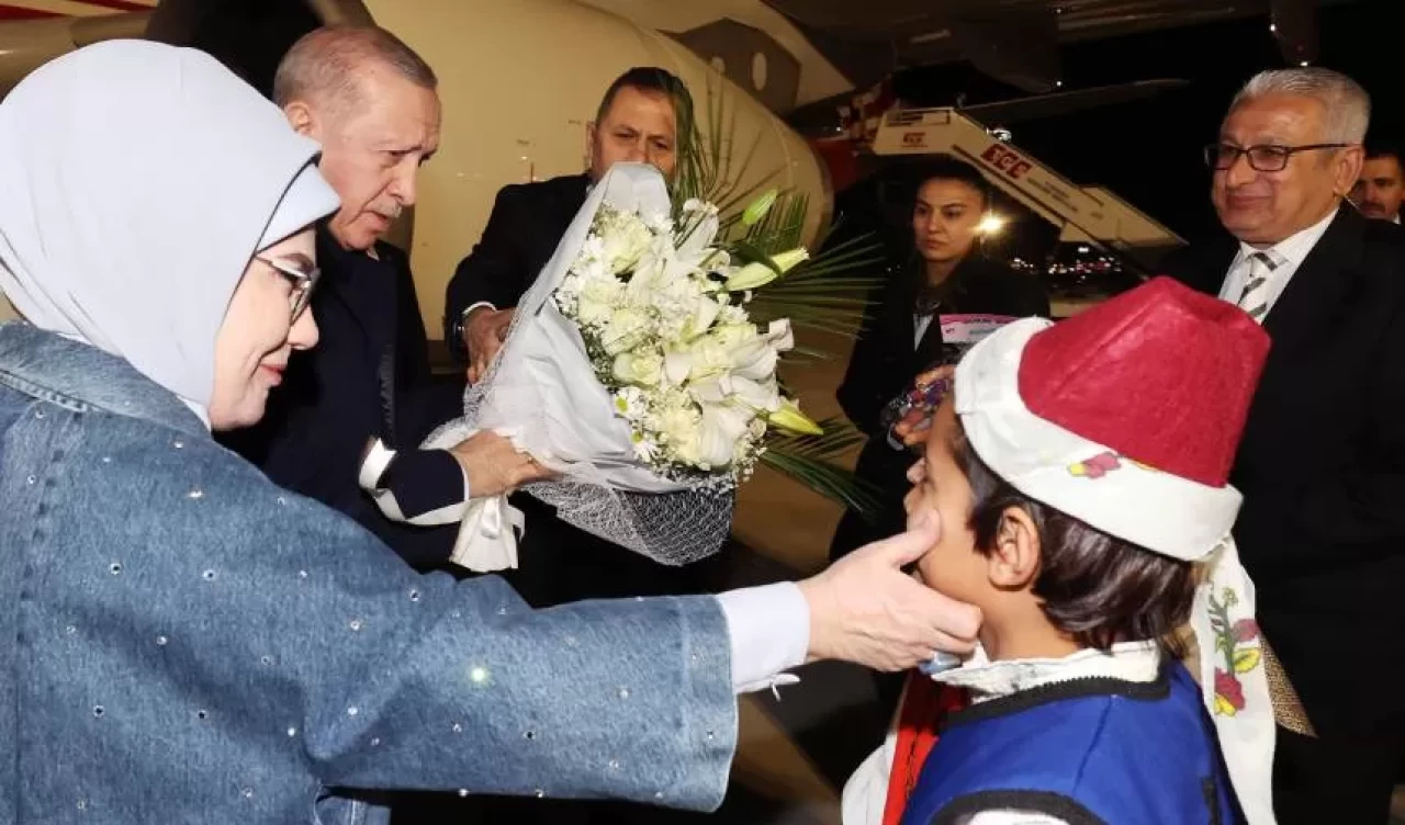 Cumhurbaşkanı Erdoğan ve eşi Emine Erdoğan Antalya'da