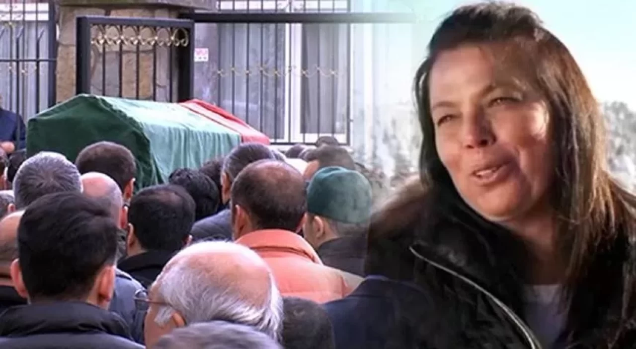 Otel yangınından acı haber! Baba-oğulun ardından ölen anne toprağa verildi