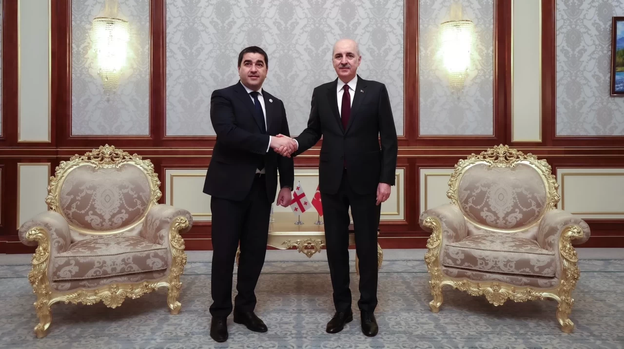 TBMM Başkanı Kurtulmuş, Papuashvili ile görüştü