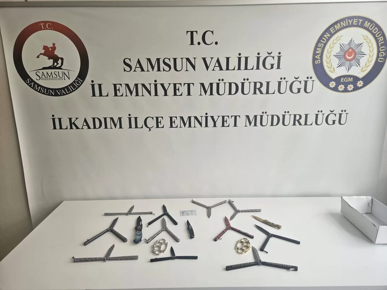 İlkadım'da bıçaklı tehdit: Saldırgan gözaltına alındı