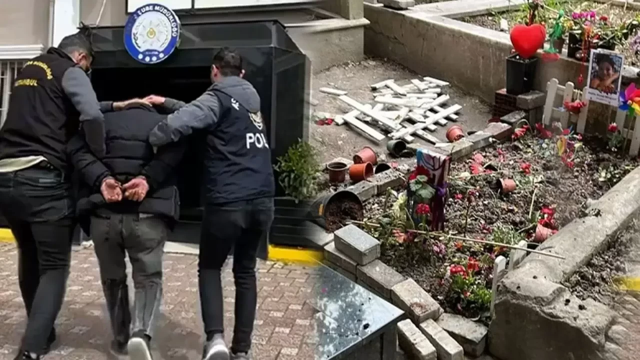 Kadıköy'de bıçaklı saldırıya uğrayan gencin mezarına saldıran zanlı gözaltına alındı