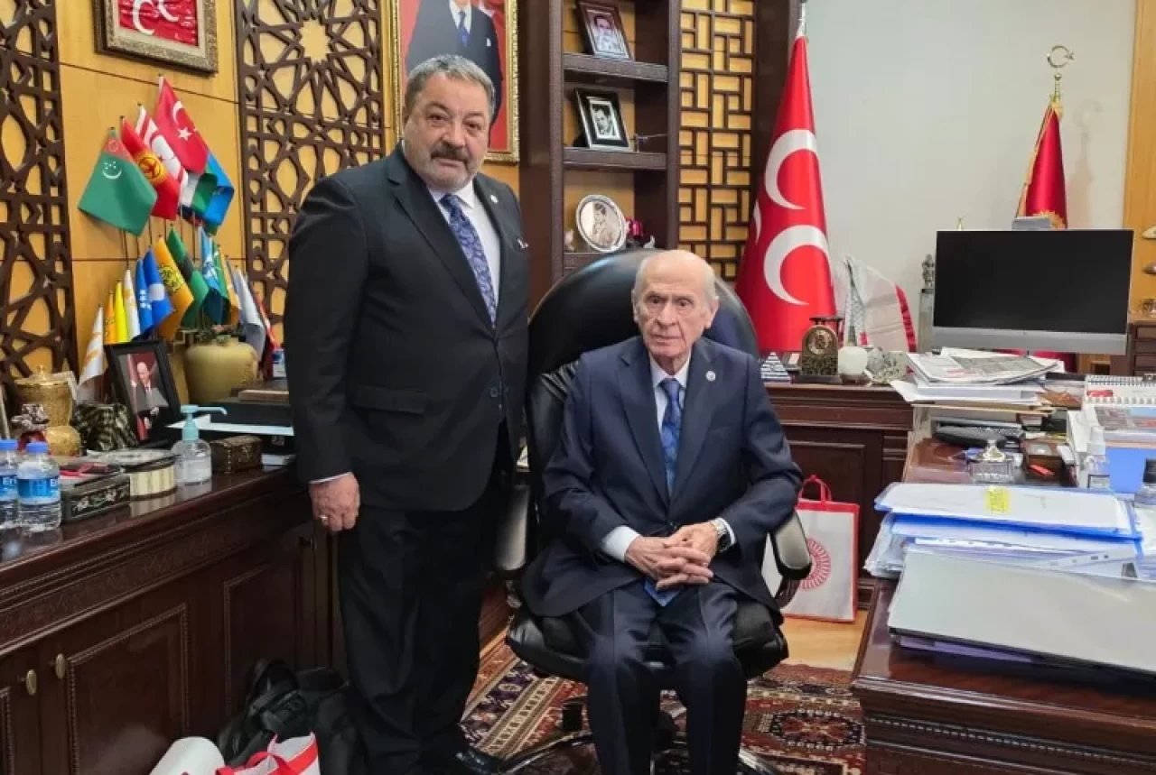 MHP'li Mehmet Fendoğlu'ndan, Lider Bahçeli'ye ziyaret