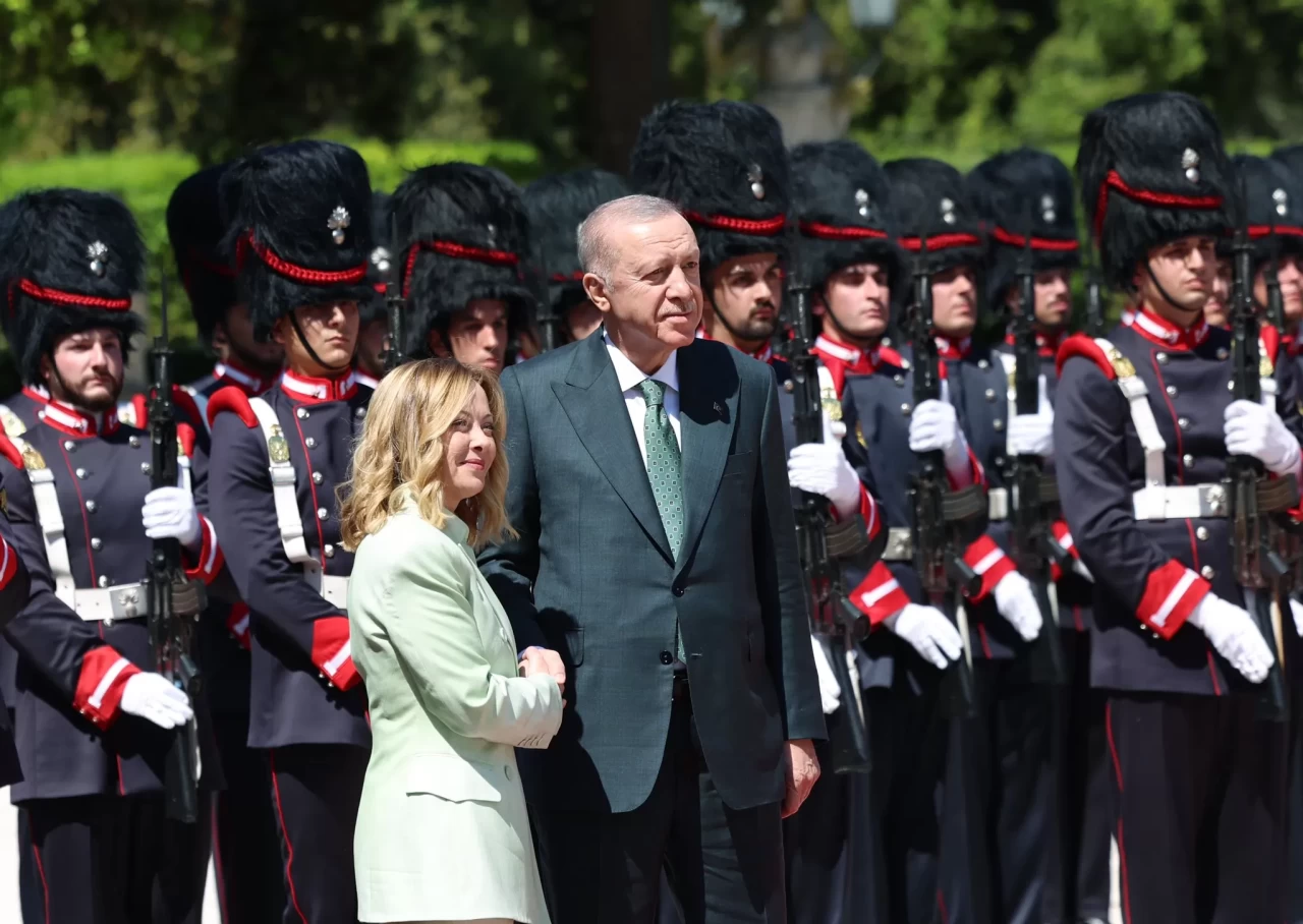 Cumhurbaşkanı Erdoğan, İtalya Başbakanı Meloni ile görüştü