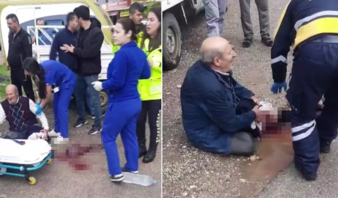 Trafik kazası kanlı bitti: Motosikletli sürücü dehşet saçtı