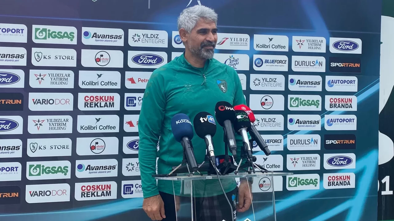 Kocaelispor Teknik Direktörü İsmet Taşdemir: "Çok sıkı hazırlanıp maça gideceğiz"