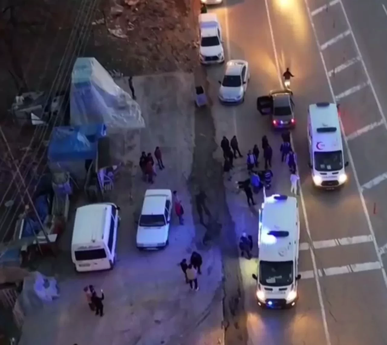 Malatya'da feci kaza: İki araç çarpıştı, 2 yaralı