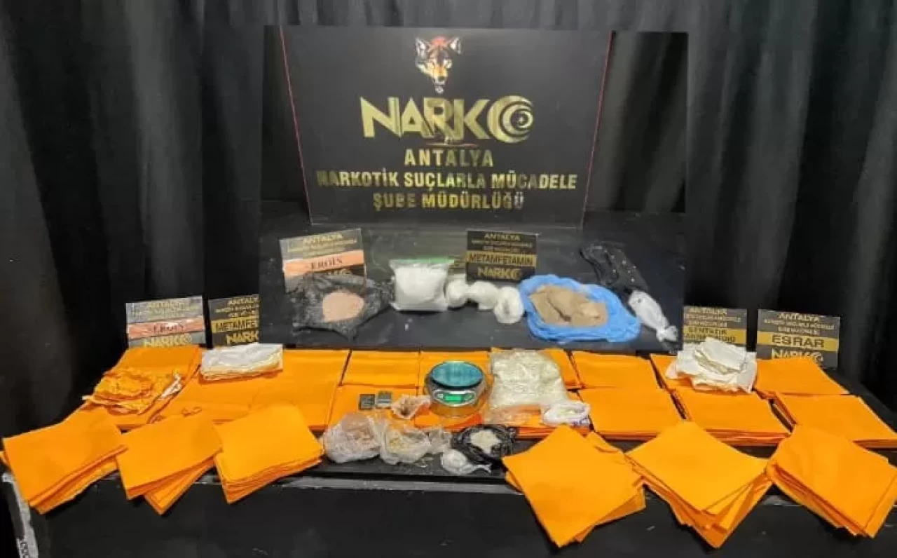 Antalya'da uyuşturucu operasyonunda 1 kişi yakalandı