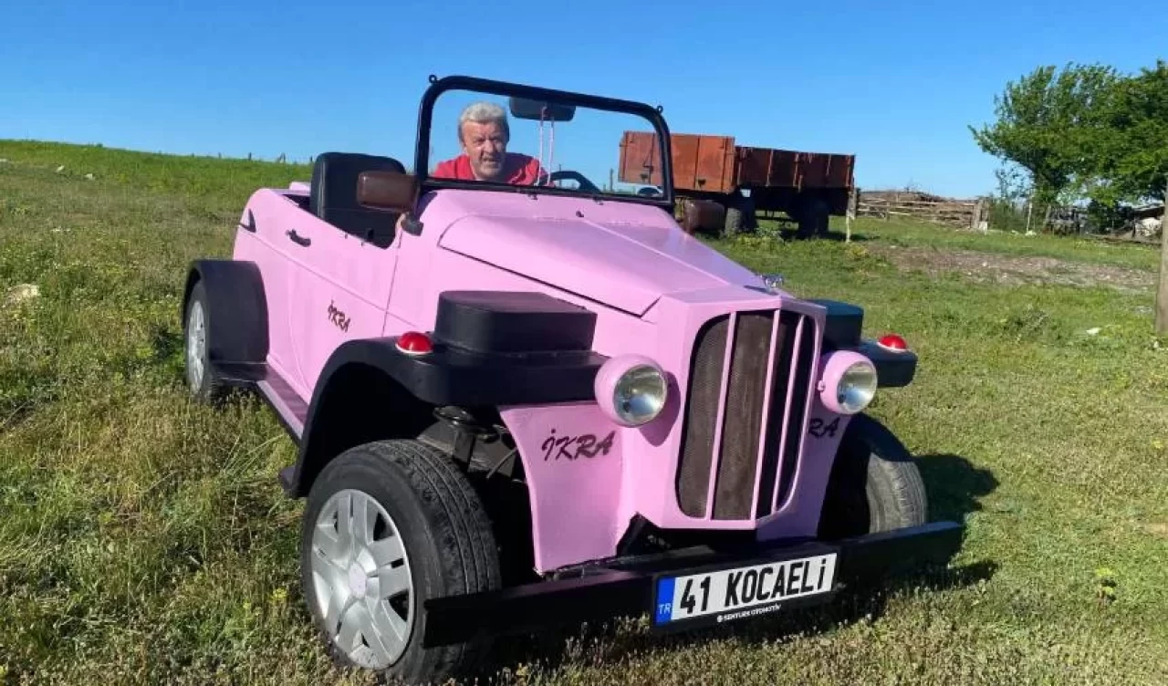 Gören bir daha bakıyor! 15 günde kendi aracını üretti