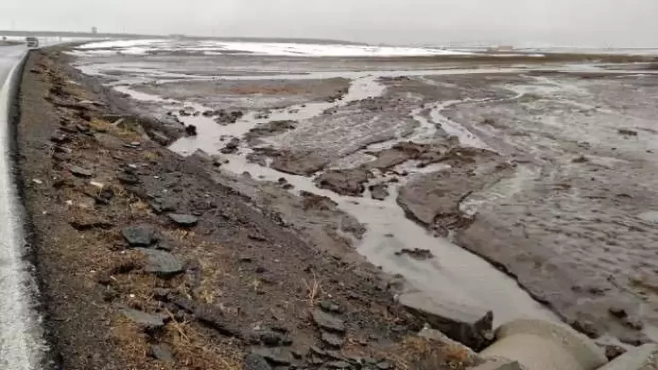 Kars'ta sağanak ve dolu taşkına yol açtı