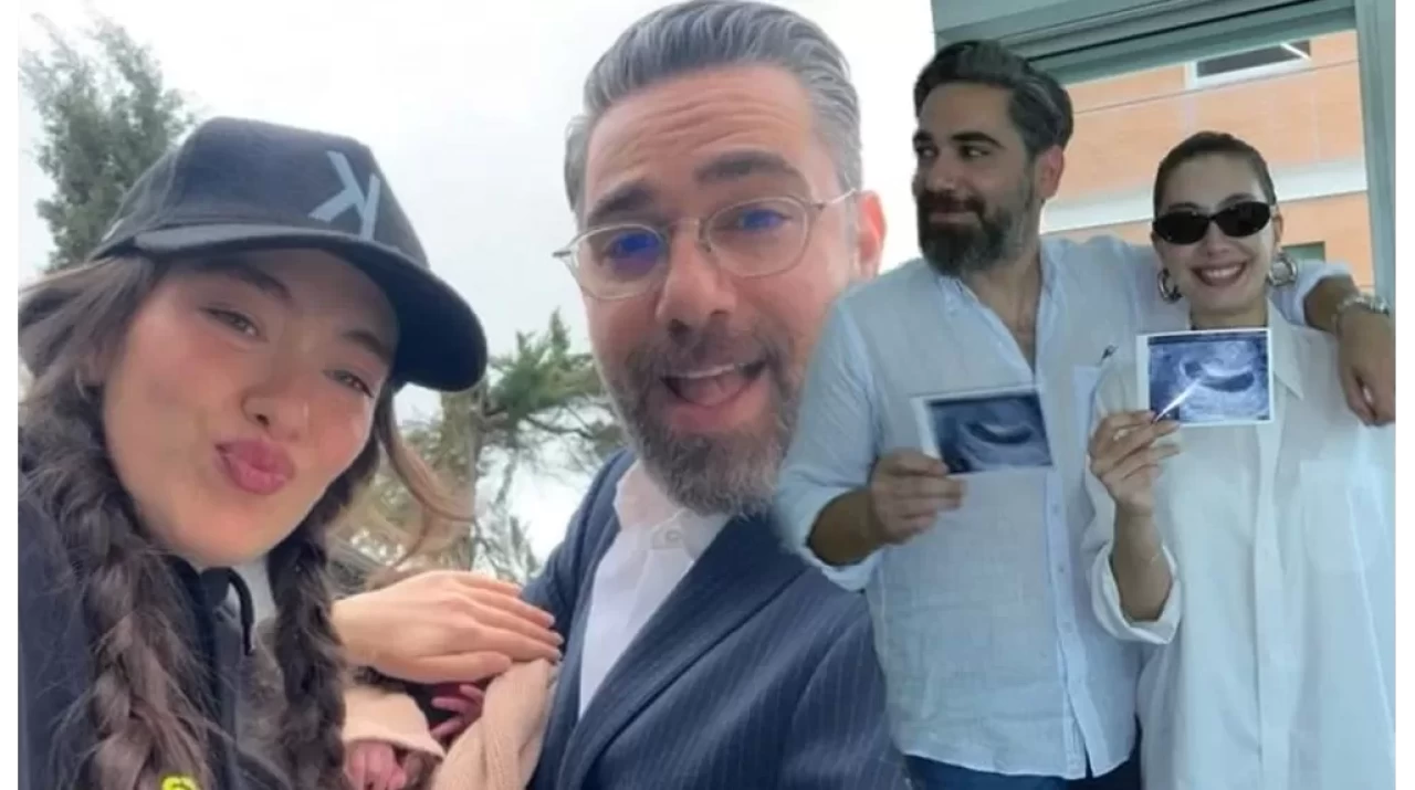 Neslihan Atagül'den oğlu Aziz ile yeni poz