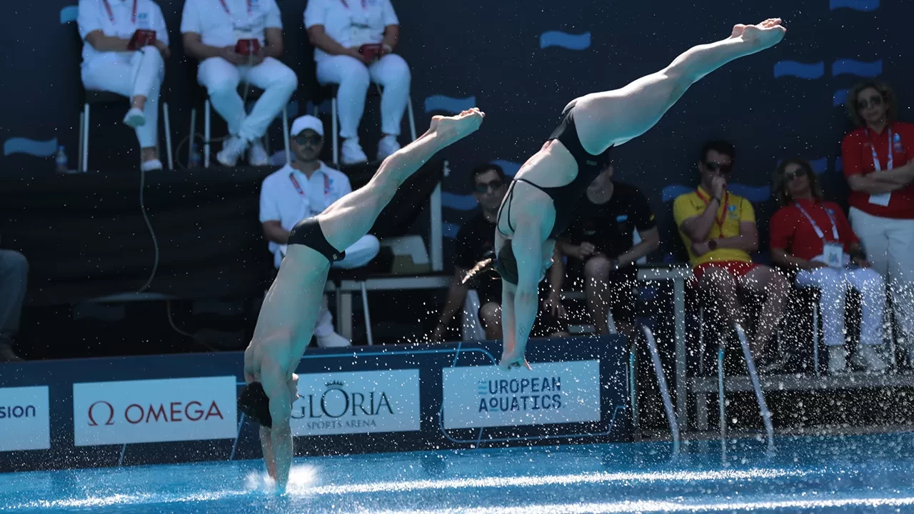 Avrupa Su Sporları Atlama Şampiyonası'nda ikinci gün tamamlandı