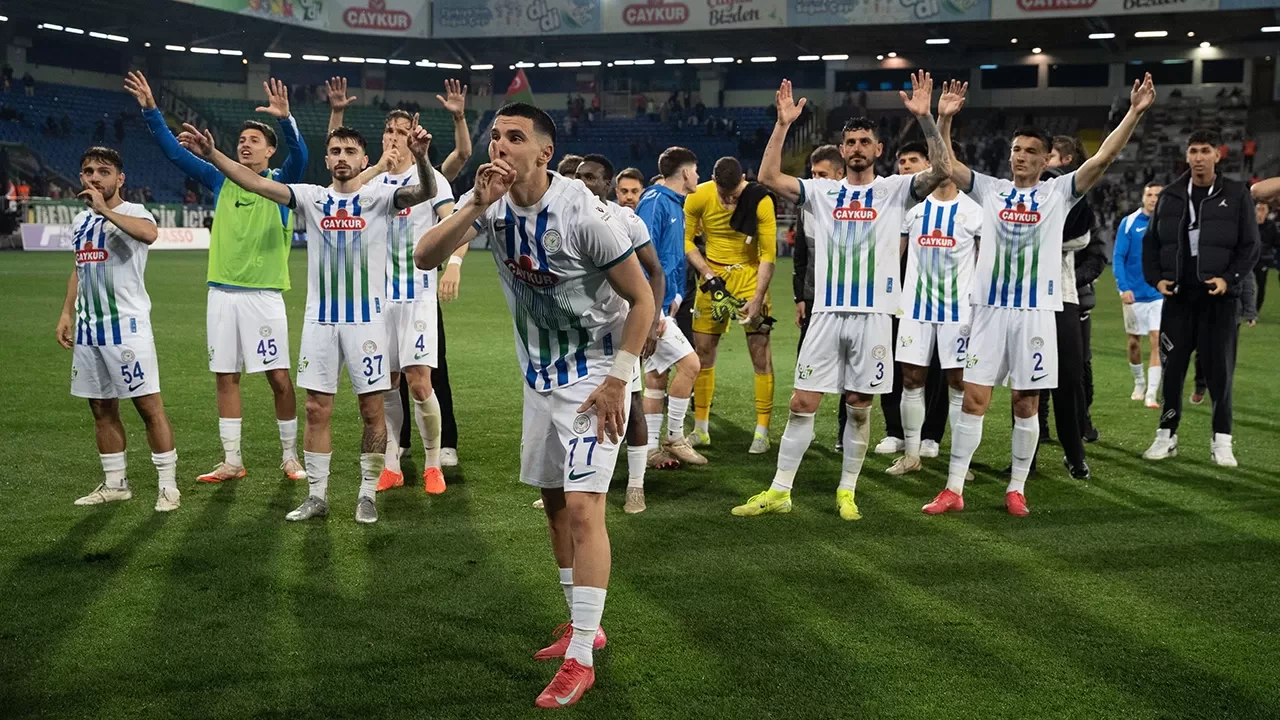 Çaykur Rizespor Süper Lig'de kalmayı garantiledi